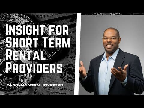 Insight for Short Term Rental Providers by Al Williamson