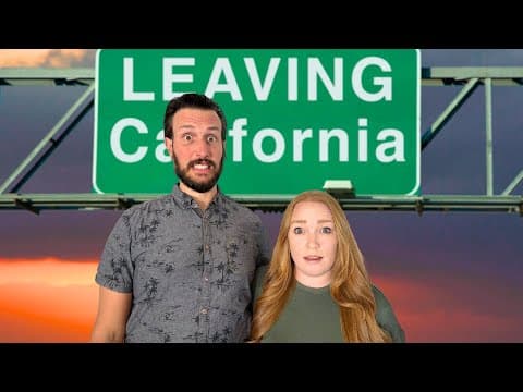 We left California...