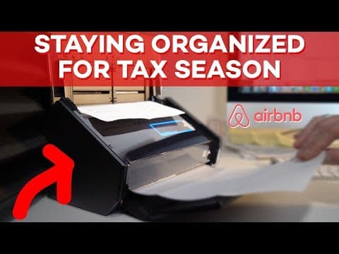 Airbnb Host Tips: How I Stay Organized for Tax Season!! 🤓 (2018)