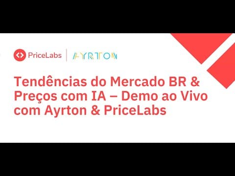 Tendências do Mercado Brazil & Preços com IA – Demo ao Vivo com Ayrton (@ayrtonconnect) &  PriceLabs