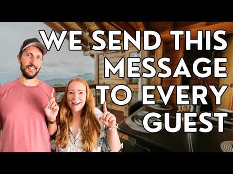 We send these 5 message templates to every Airbnb guest (and you can copy + paste)