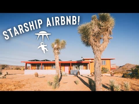 Retro Airbnb Perfect for Halloween & UFOs! | Touring the Starship Aurora! Joshua Tree California