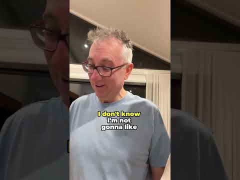 Dad trying Raw eggs and Honey. He likes it.