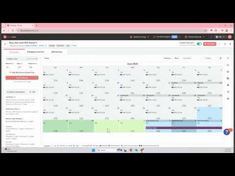 How to read the Pricing Calendar?