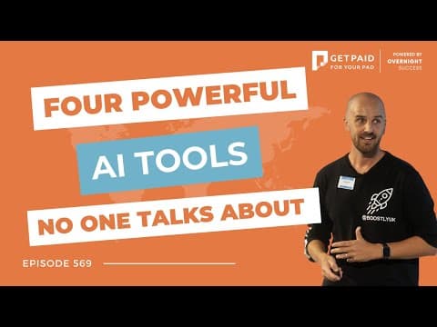 Four Powerful AI Tools that no-one talks about (Ep569)