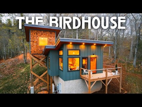 500sqft Tiny House w/ Unique Interior Layout! Full Tour!