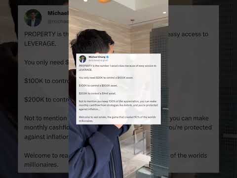 Property is the number 1 asset class because of the easy access to LEVERAGE. #airbnbbusiness