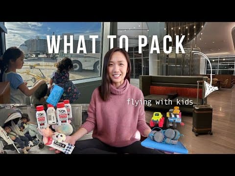What is in our travel bag | International trip with kids