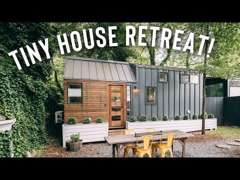 Tiny House That Sleeps 4! | Airbnb Tiny Home Tour!