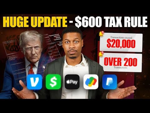 $600 IRS 1099-K Reporting CANCELED! New Payment App Rules For Venmo, PayPal, CashApp, & More!