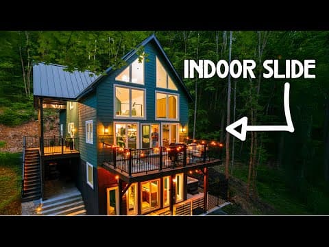 The Ultimate Family Cabin w/ Indoor Slide! Full Tour!!