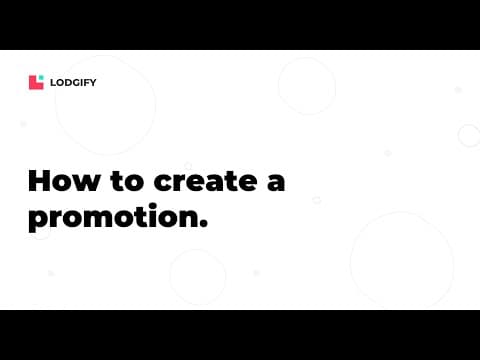 RENTAL SETUP - How to add a promotion