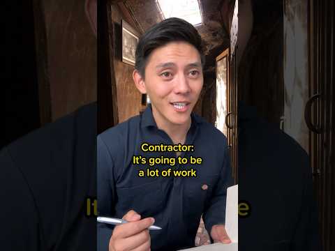 When a contractor comes to your house #shorts