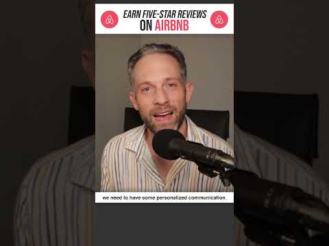 Personalized communication is key to earning 5-star Airbnb reviews! #airbnb #shorts #reviews #5star