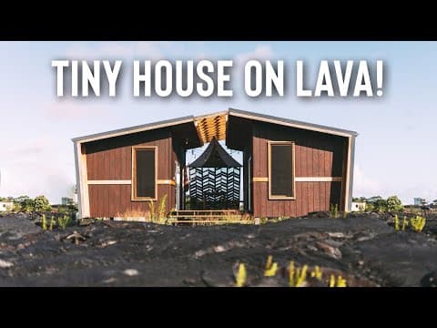 Tiny House on Volcanic Lava Field! | Airbnb Tiny Home Tour in Hawaii!