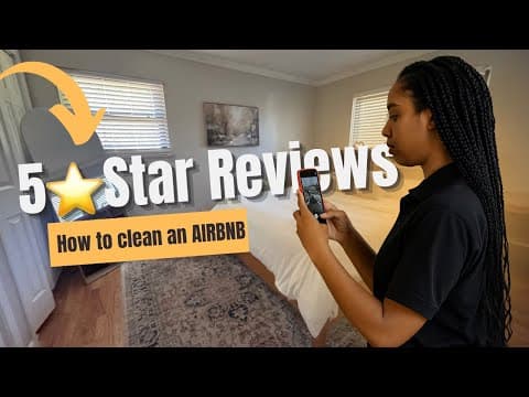 #airbnbcleaning Complete Airbnb Turnover Routine for Beginners (2025 Guide) | HOW TO CLEAN AN AIRBNB