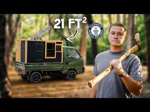 Staying in World's Smallest Functional Mobile Tiny House