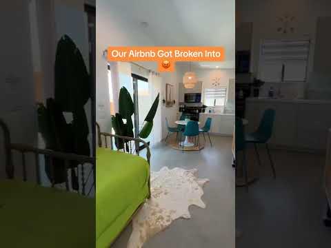 SOMEONE BROKE INTO OUR AIRBNB?!!? 😱 #realestate #airbnb