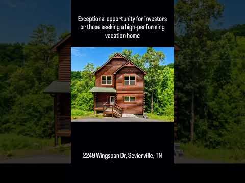 Smoky Mountain rental investment for sale.  $100k+ rental projections.