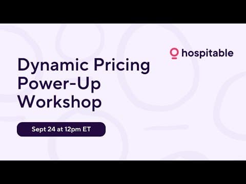 Dynamic Pricing Power-Up Workshop