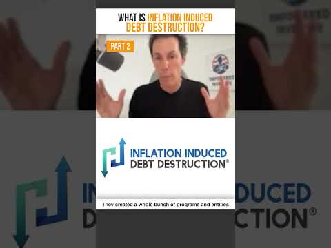 What is inflation induced debt destruction? #inflation #jasonhartman  #realestate #realestatetips