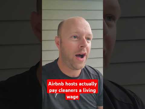 Airbnb hosts pay cleaners a living wage