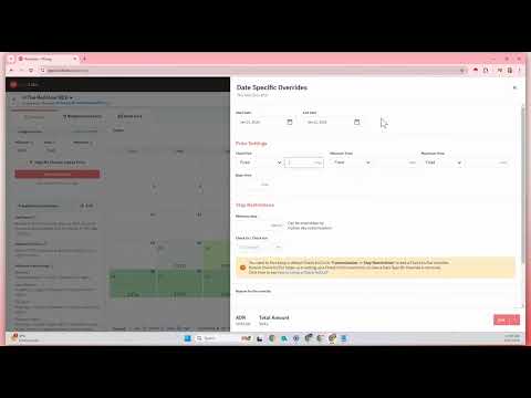 How to add Date-Specific Overrides?