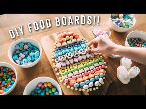 3 *delicious* DIY FOOD BOARDS! | Easter, Breakfast, & CHARCUTERIE!!
