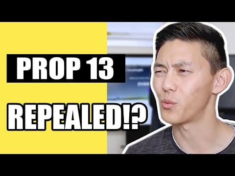 Prop 13 Repealed?!