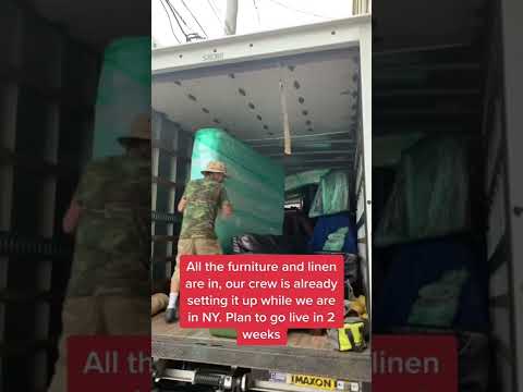 Follow along on the set up of  our new Cabin.