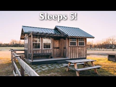 200sqft Tiny House That Sleeps 5! // Mars Hill Farm Tiny House Tour