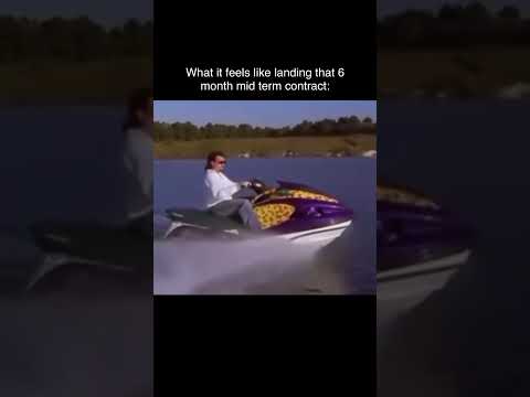 That Feeling When You Get A 6 Month MTR Contract