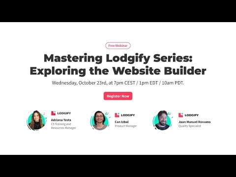 Mastering Lodgify Series: Exploring the Website Builder