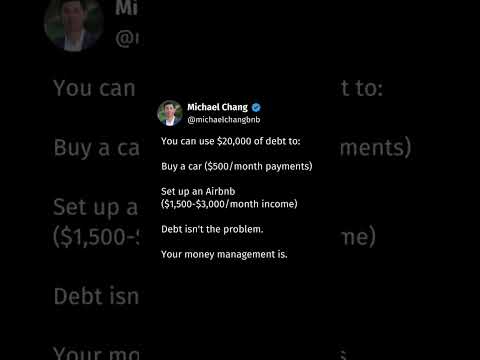 Think about using debt to your advantage #airbnbbusiness