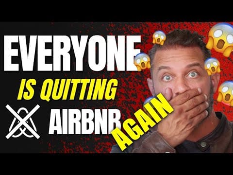 Airbnb hosts are going out of business. again