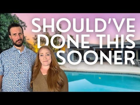 We should have done this sooner...