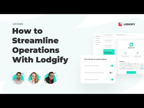 Lodgify Live Demo (February 2025): How to Streamline Operations With Lodgify
