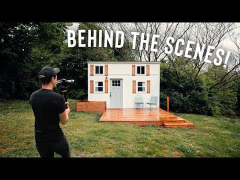 TINY HOUSE TOUR! | Behind The Scenes Filming