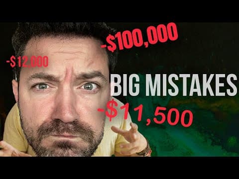 My 3 Biggest Mistakes of 2021