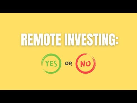 Can you invest in Airbnbs remotely?
