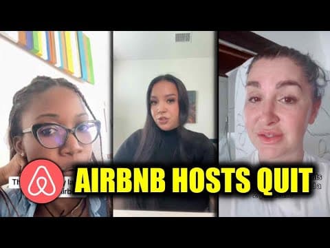 Airbnb Hosts Are LOSING EVERYTHING - People Are Boycotting Airbnbs