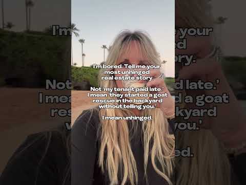 This one is for the investors, agents and landlords.