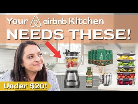 Top 10 Kitchen Amenities for Your Airbnb (Under $20)