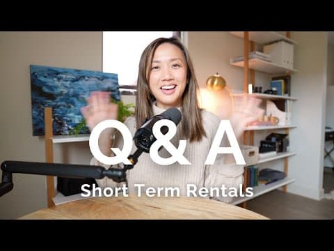 Cohost vs arbitrage, ROI of adding an amenity, saturated markets, theft - Short Term Rental Q&A