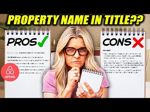 Should you put your Property Name in your Airbnb Title?