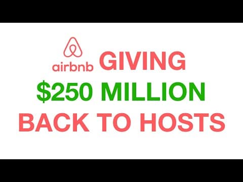 $250M from Airbnb to Hosts