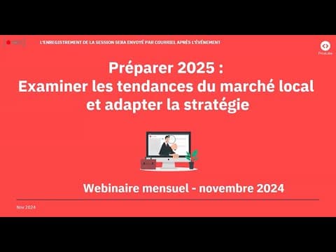 Préparez-vous pour 2025 : Examinez les tendances du marché local et adaptez votre stratégie
