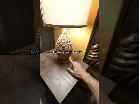 Only 40% of Airbnbs have a lamp!