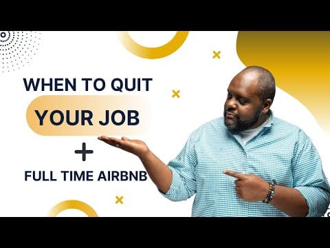 When to Quit Your Job and Go Full Time on Airbnb
