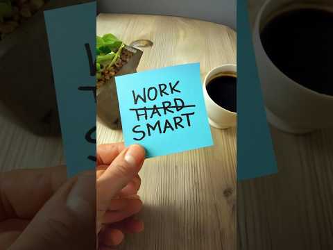 Work Smarter. Not Harder 💰#worksmarternotharder #playsmart